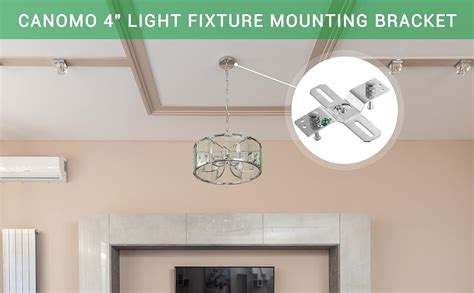 4 electrical box to light bracket|canomo light fixture bracket.